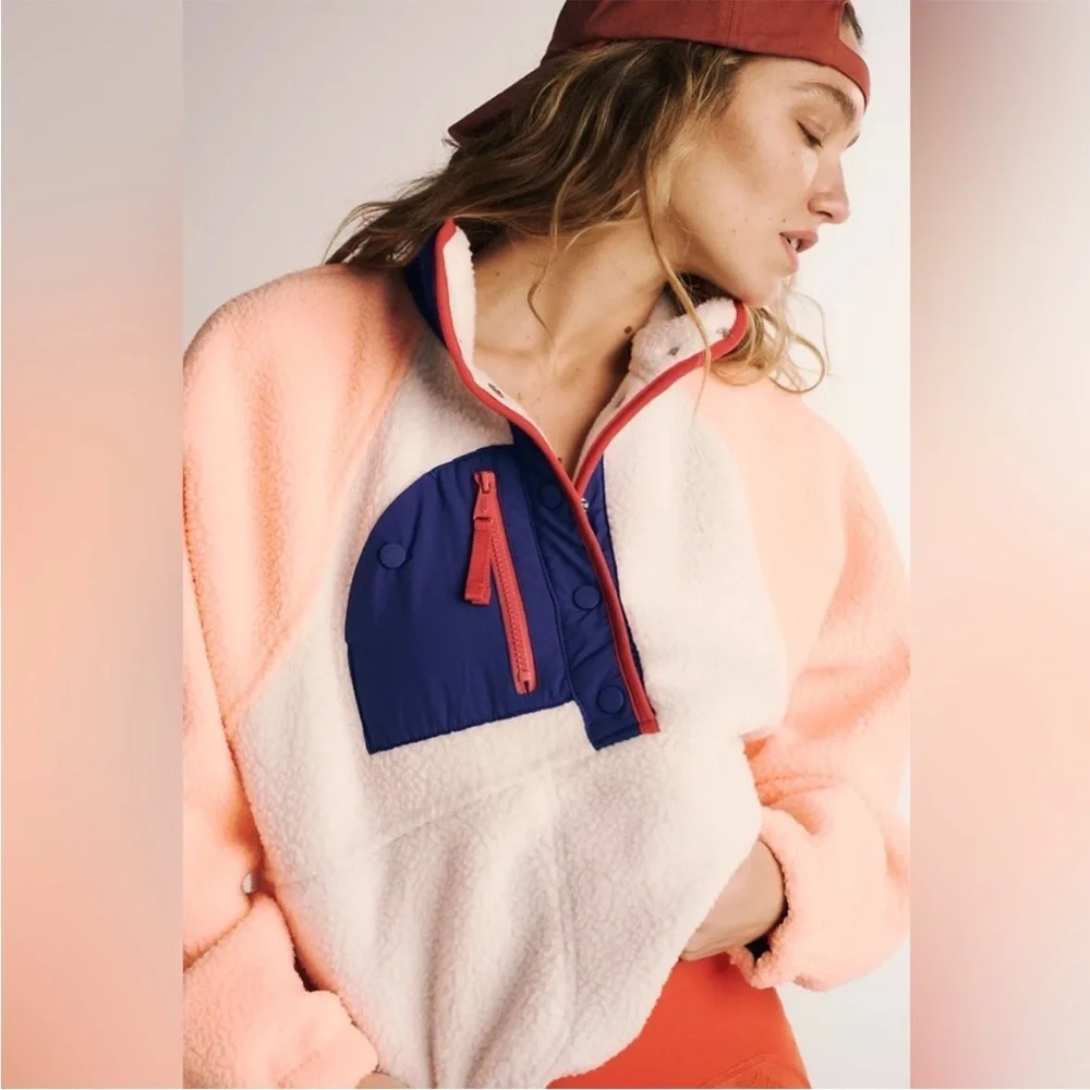 FP Movement Free People Hit The Slopes Colorblock Pullover